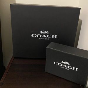 Set of Coach gift boxes